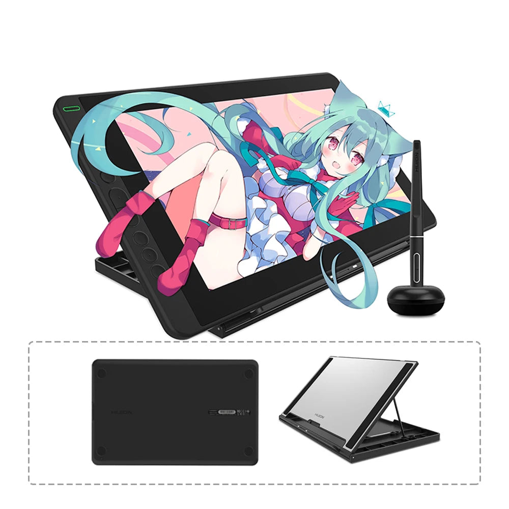 Huion Kamvas Graphic Tablet Monitor With Battery Free Stylus