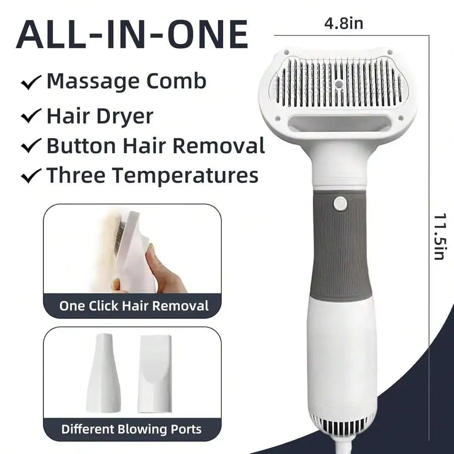 Professional Pet Grooming Hair Dryer And Comb