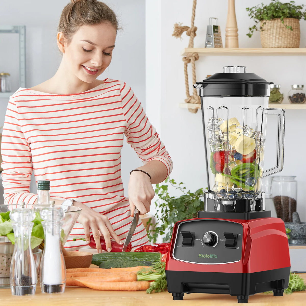 Biolomix 3HP 2200W Heavy Duty Blender Mixer Juicer