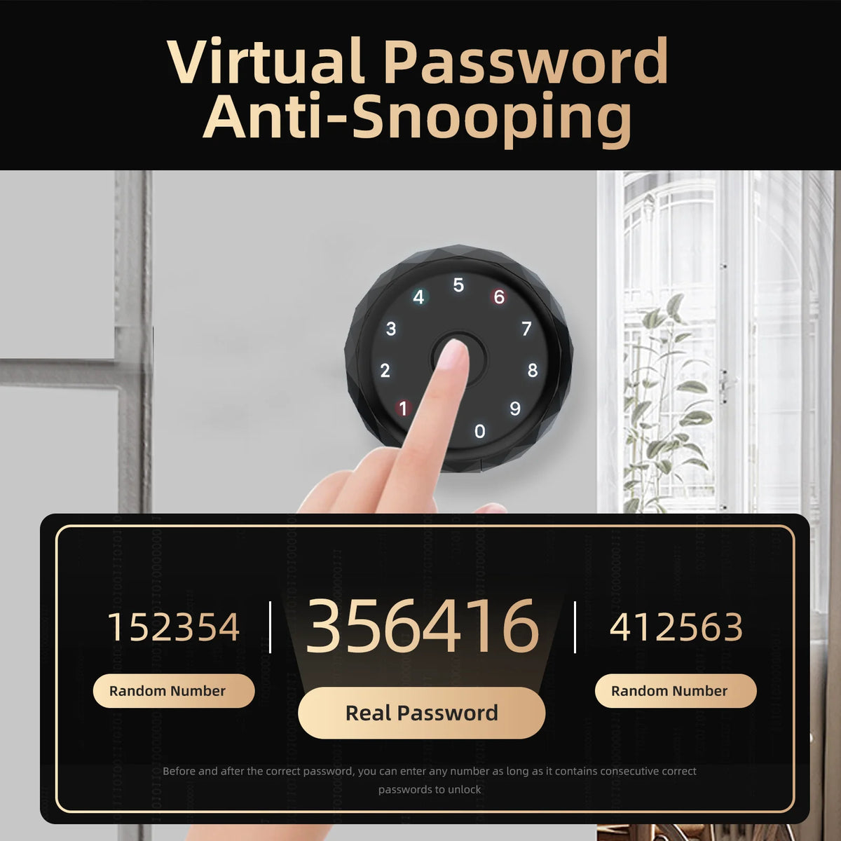 Viladepot Smart Fingerprint Lock for Indoor Doors