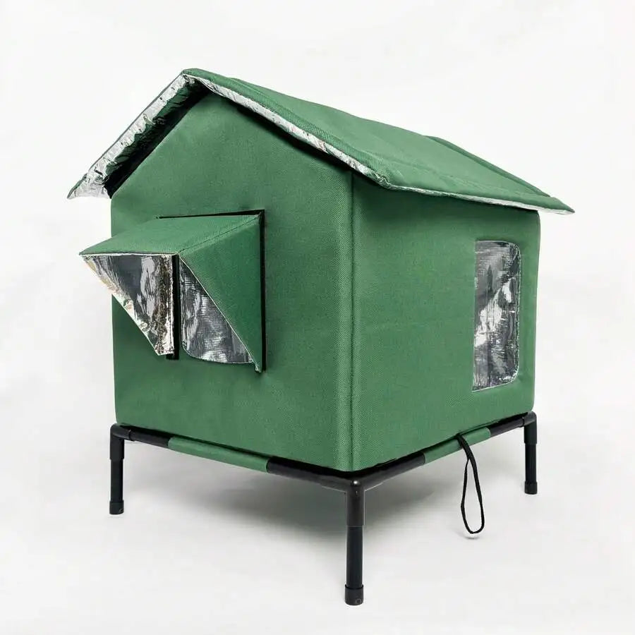 Warm Insulated Cat House For Indoor And Outdoor Use