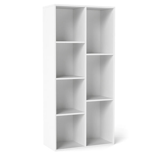 HOMASIS 7 Cube Bookcase Freestanding Bookshelf
