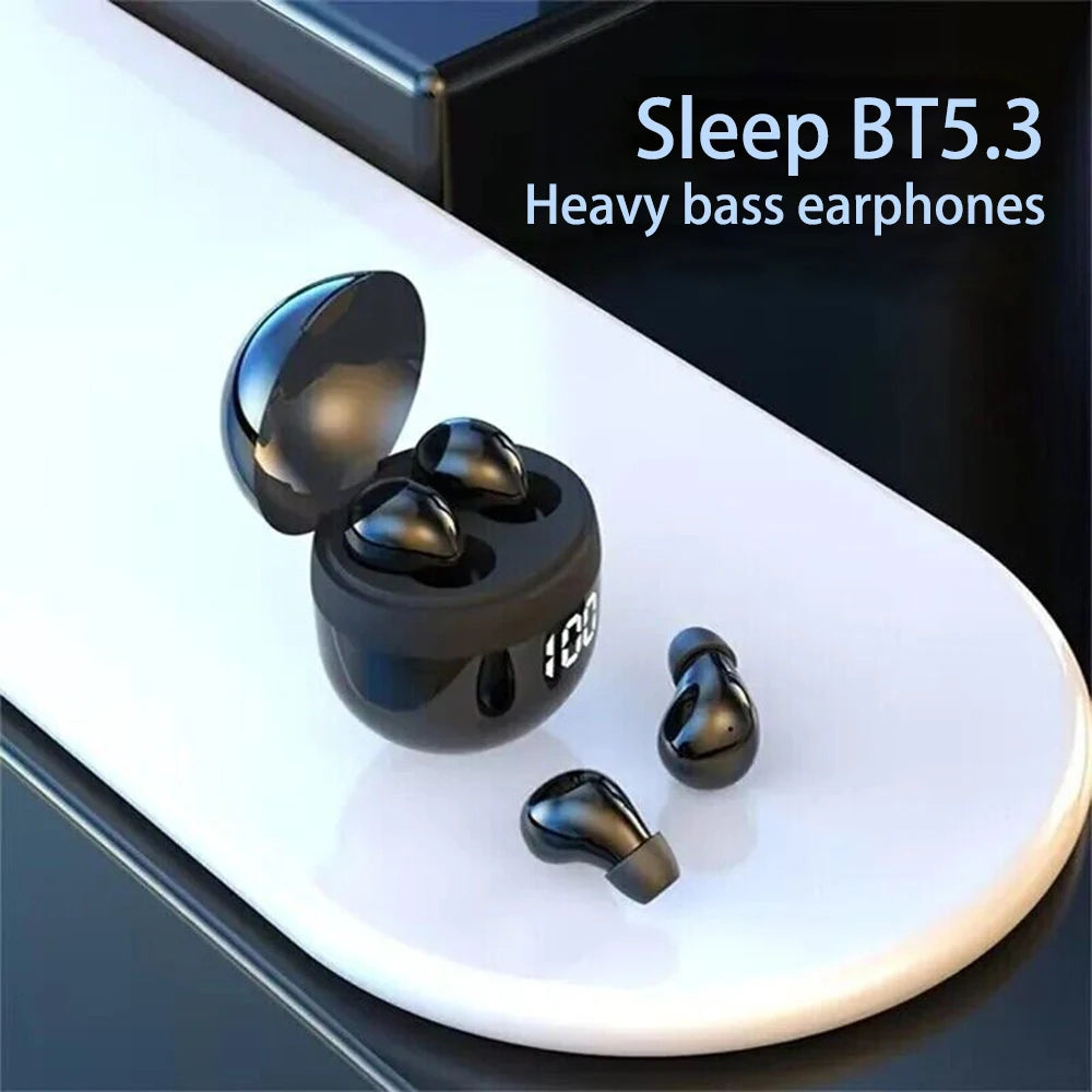 SK18 Mini Invisible Bluetooth Headphones Noise Cancellation
