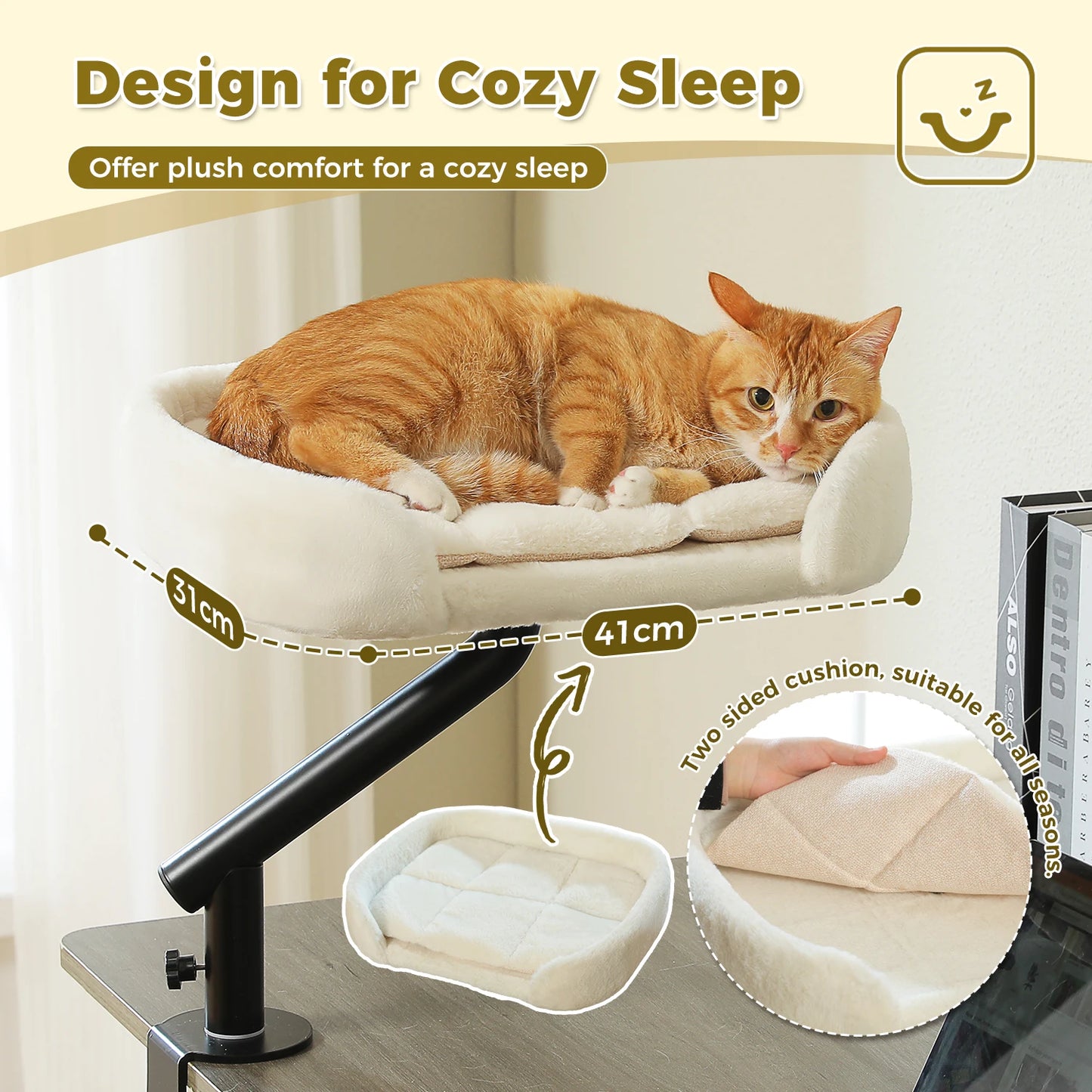 PAWZ Road Rotating Cat Hammock Stand For Desk