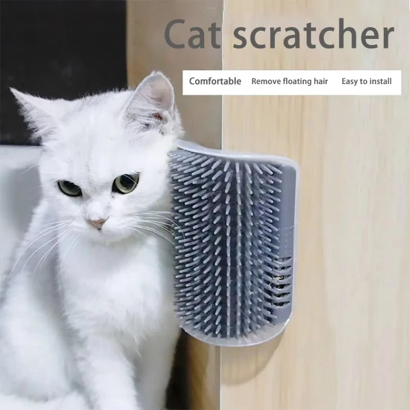 Cat Scratcher Massage Comb With Catnip Deshedding Brush