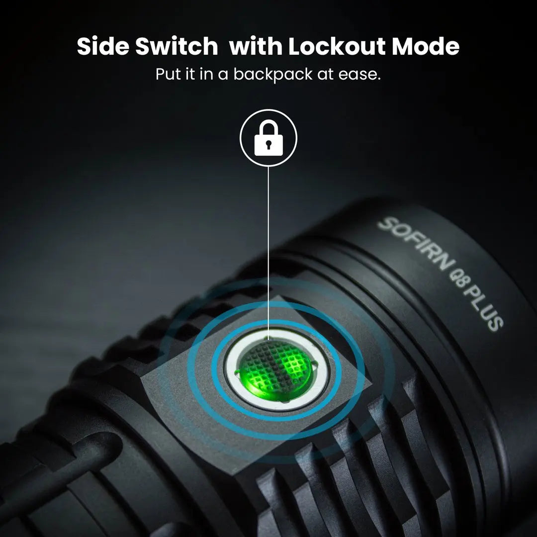 Sofirn Q8 Plus 16000lm USB C Rechargeable LED Flashlight