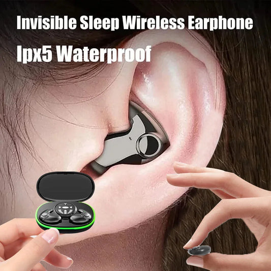 Shuke Invisible Sleep Earphones Wireless Bluetooth Earbuds