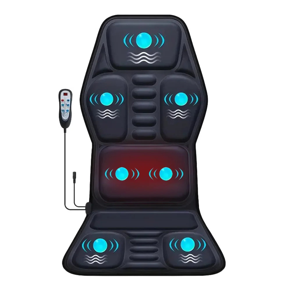 HIMOUTA Electric Back Massager Full Body Chair Cushion