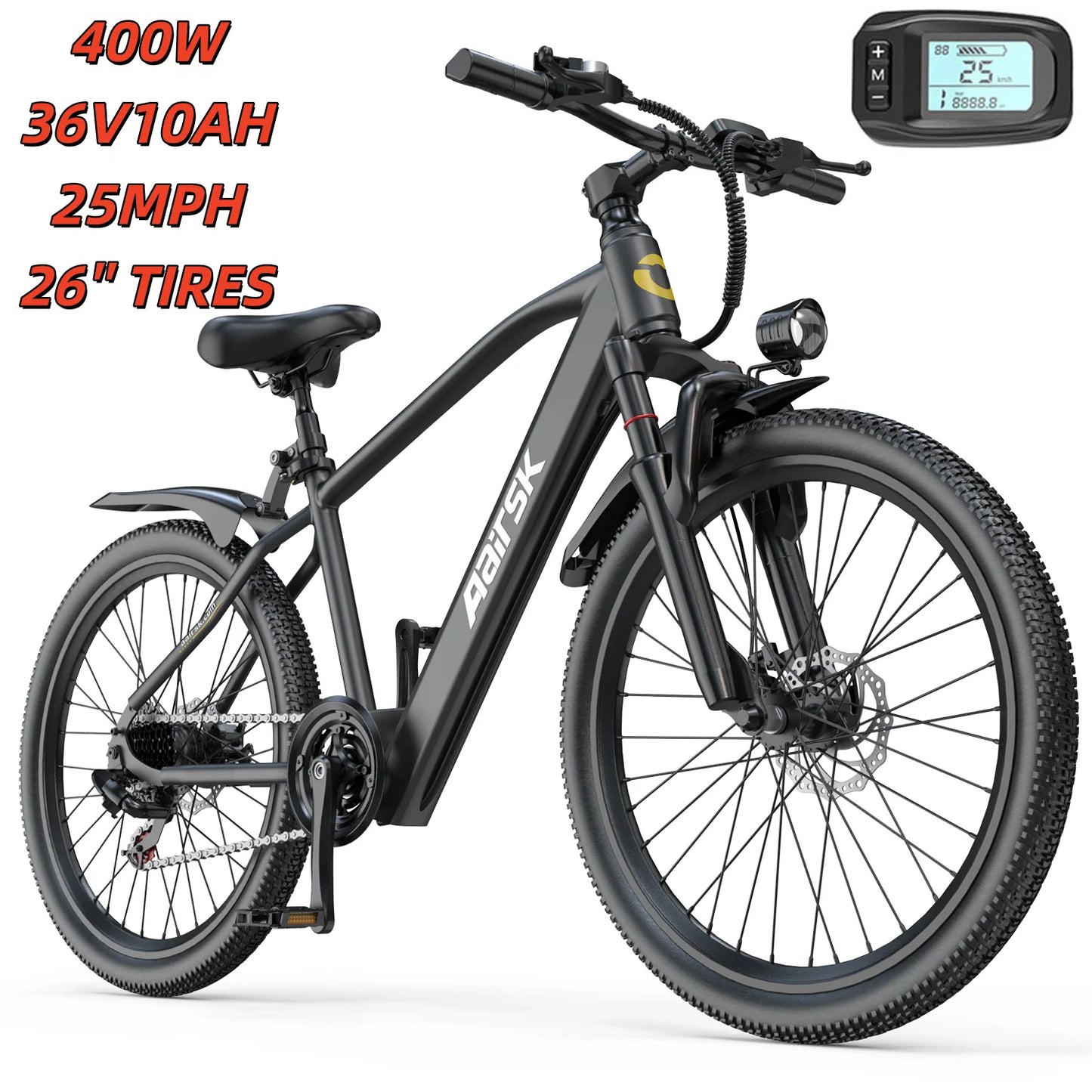 EOEOTWO 1500W Electric Fat Tire Ebike 34MPH