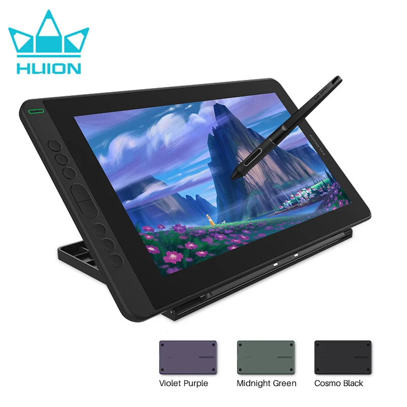 Huion Kamvas Graphic Tablet Monitor With Battery Free Stylus