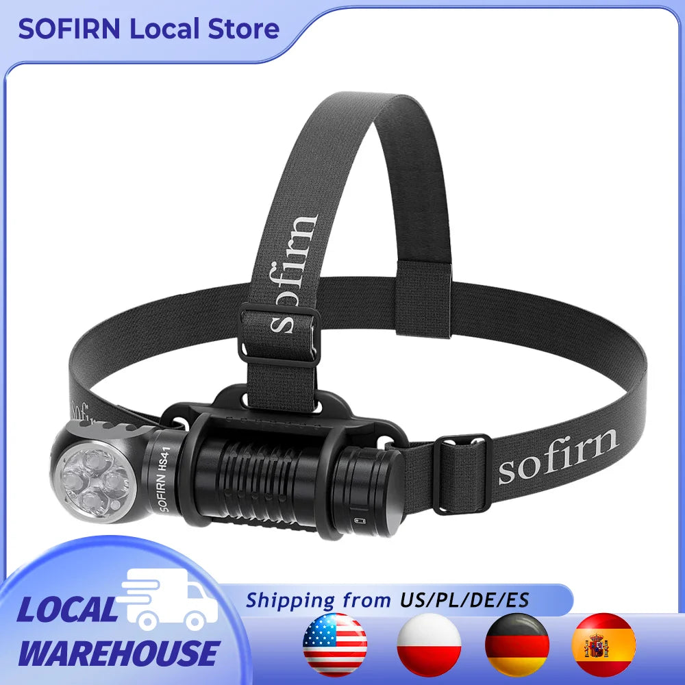 Sofirn HS41 4000lm USB-C Headlamp With SST20 LED