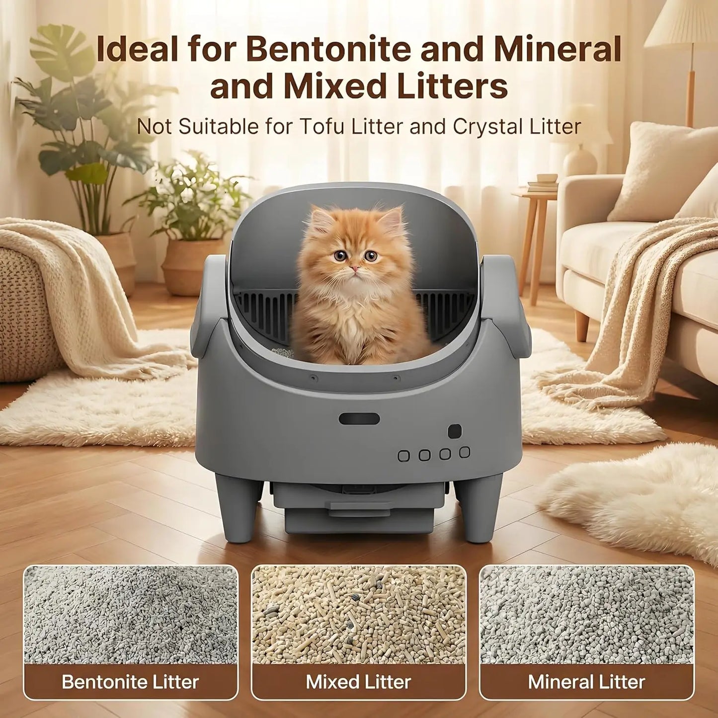 Himiss Smart Automatic Electric Cat Litter Tray