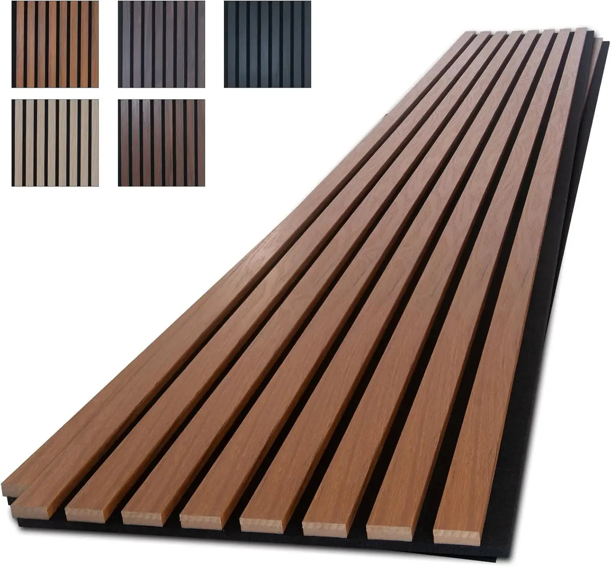 Teak Acoustic Wood Slat Wall Panels For Sound Absorption