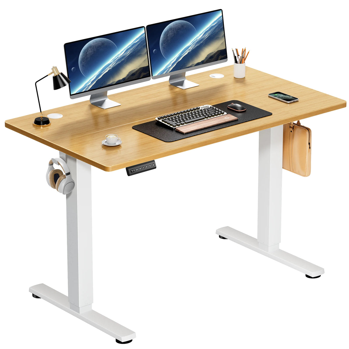 JHK Electric Height Adjustable Standing Desk For Office
