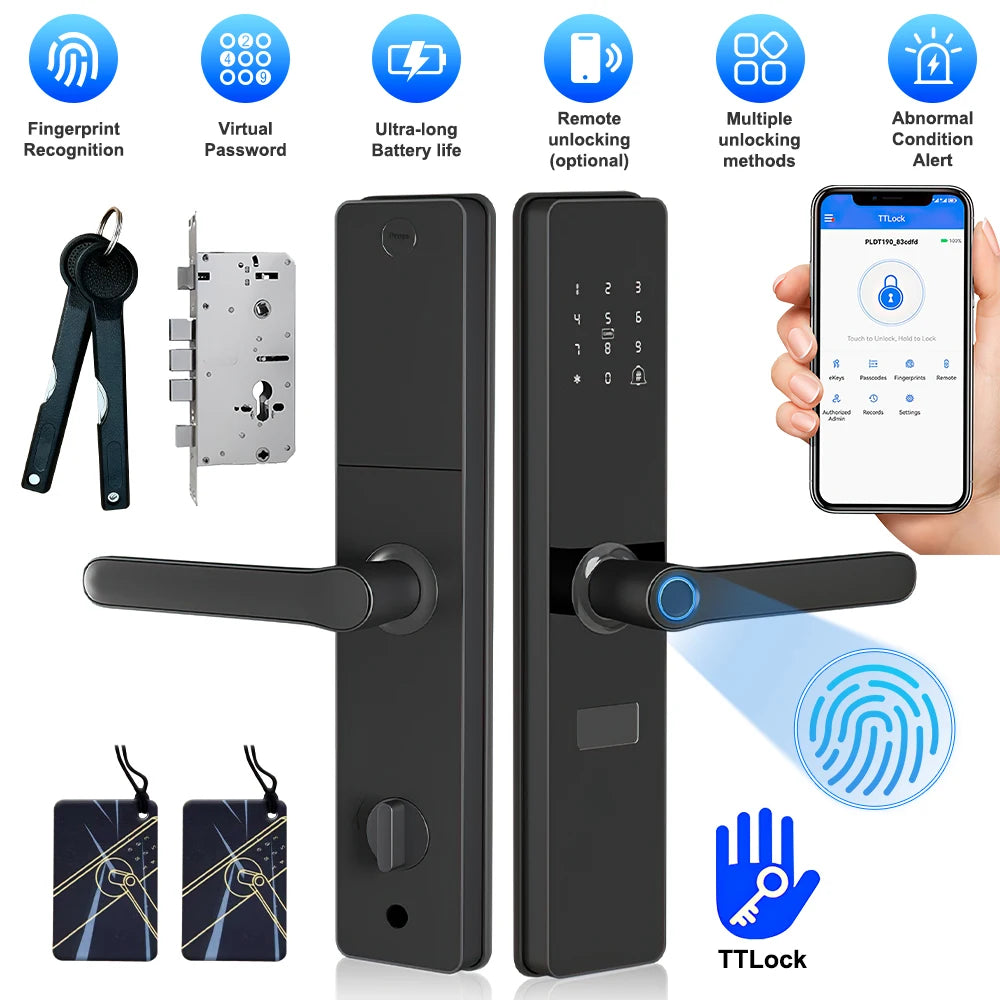 TTLock Smart Door Lock With App And Biometric Access
