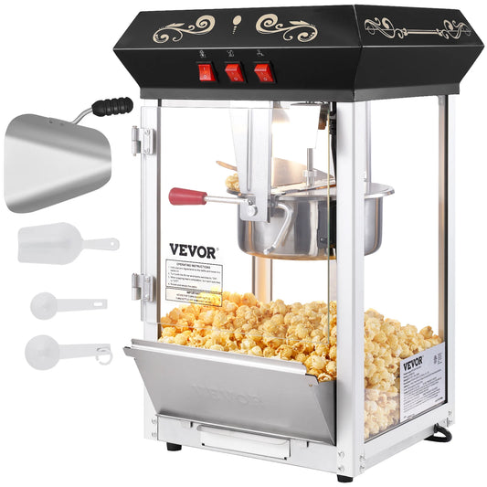 SucceBuy Popcorn Popper Maker Machine Kettle Countertop