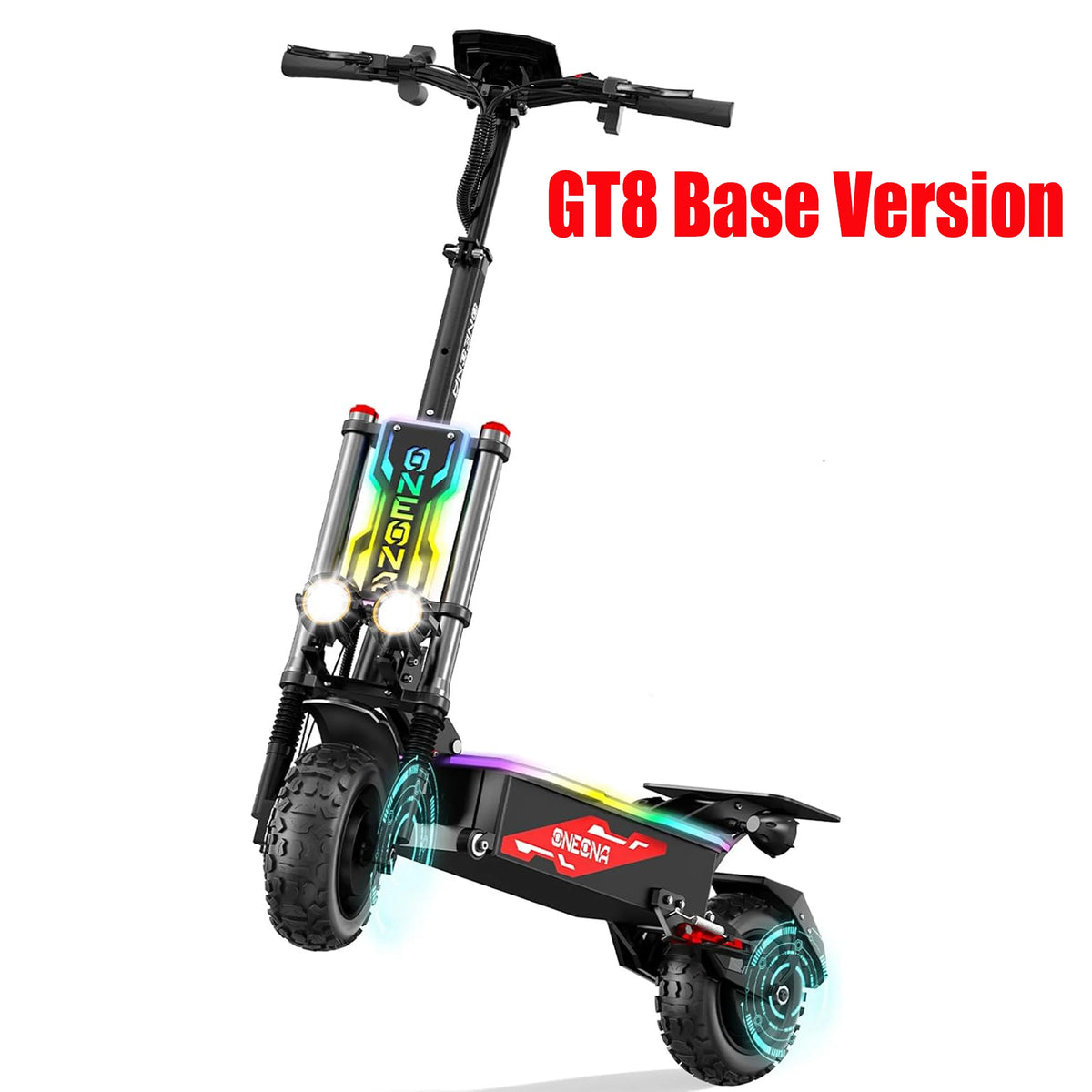 Fengqs Gt8 Pro Adult Electric Scooter With Led Display