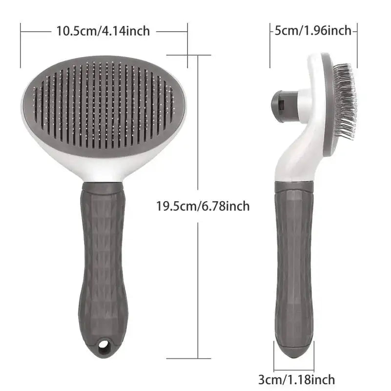 Self Cleaning Pet Hair Remover Brush For Dogs And Cats