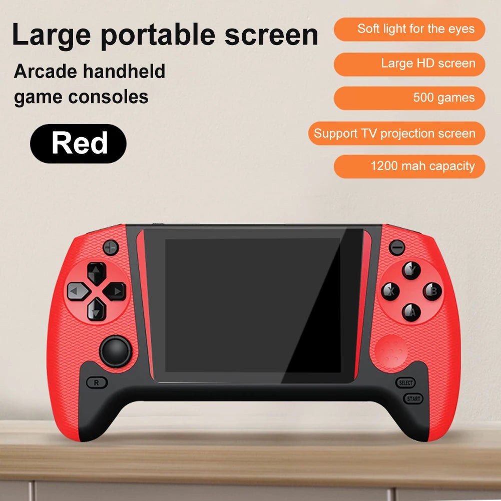 APWIKOGER LCD Retro Handheld Game Console 500 Games