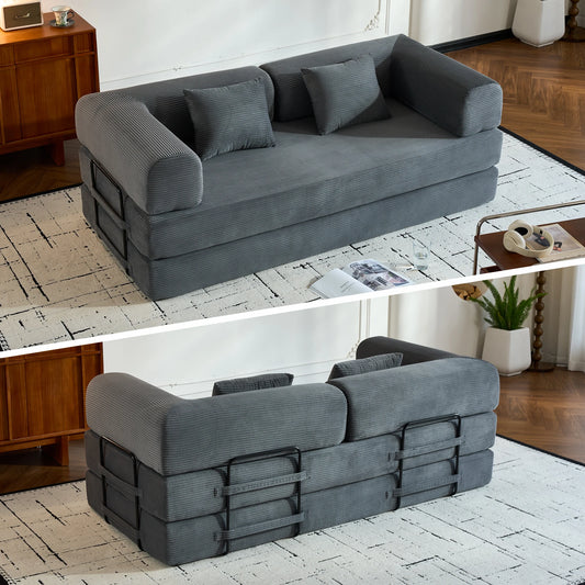 THOLASIS Folding Convertible Sofa Bed For Small Spaces
