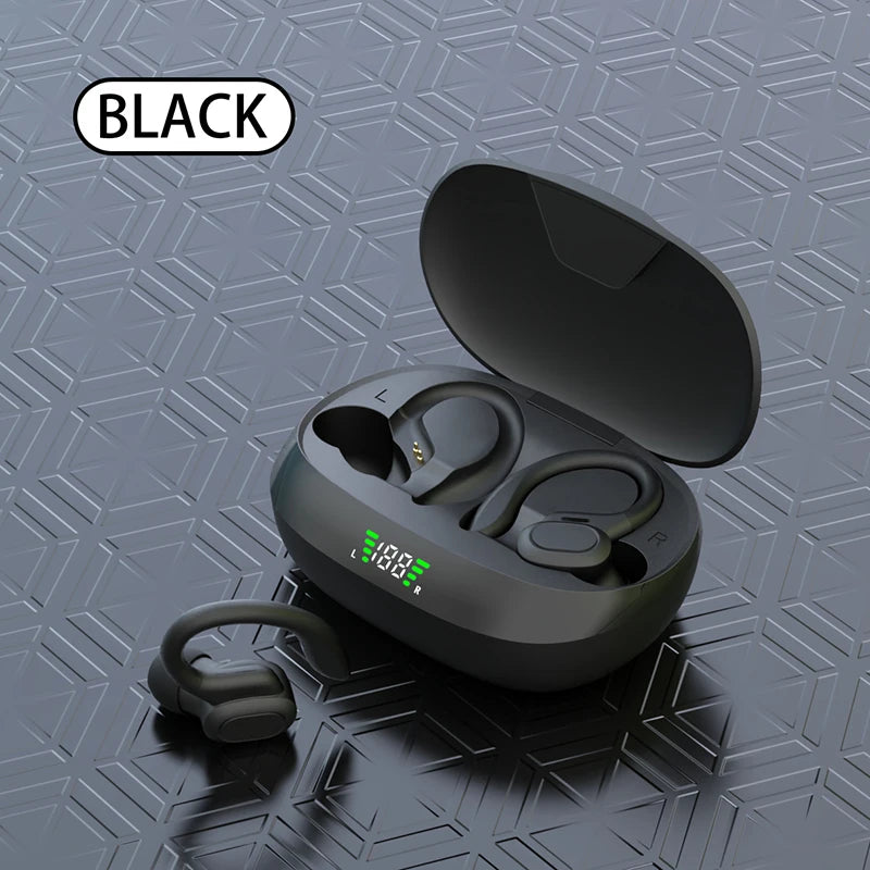 SHUKE Bluetooth Earbuds Wireless For Active Athletes Sports Earhook Headset 9D HiFi Stereo Sound Waterproof Microphone
