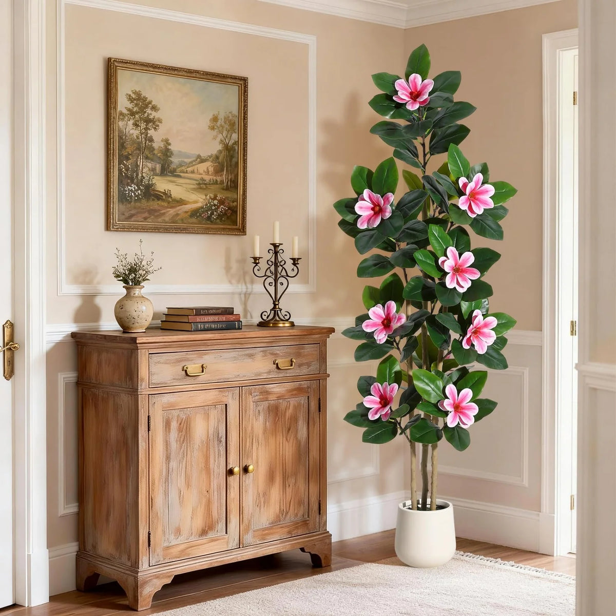 HiMISS Artificial Olive Tree With Lifelike Leaves And Fruit