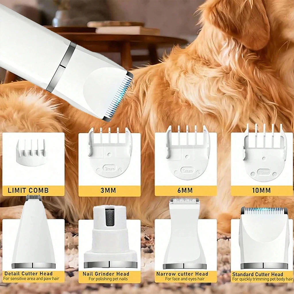 Shuyu Rechargeable Pet Grooming Clipper With Comb Guide