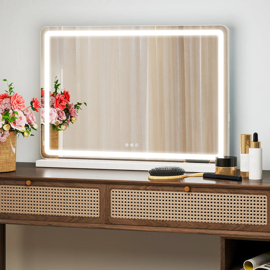 JHK LED Vanity Mirror With Lights, Dimmable, Memory Function