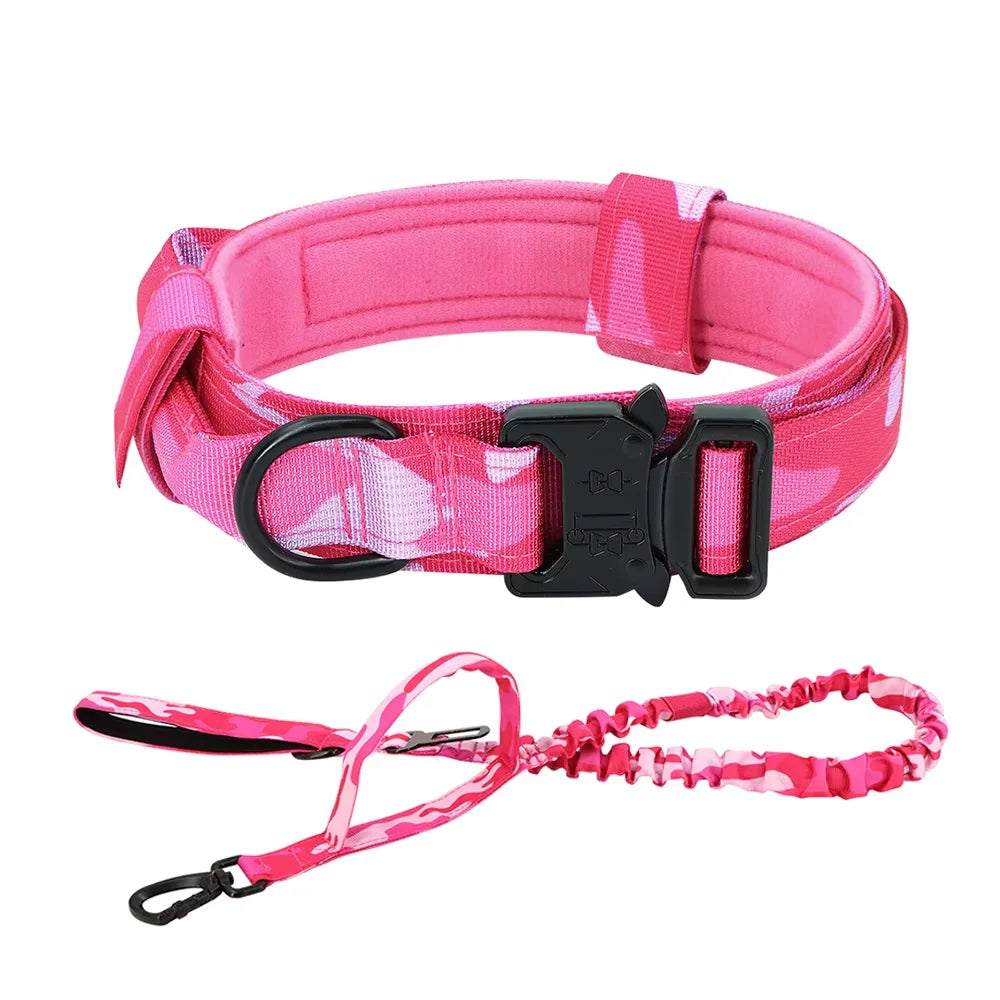 Dog Training Collar And Leash Set With Control Handle