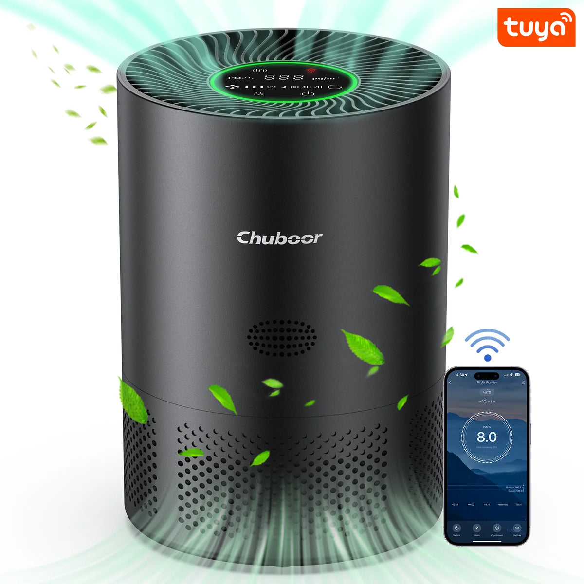 Chuboor H13 True HEPA Air Purifier For Home And Kitchen