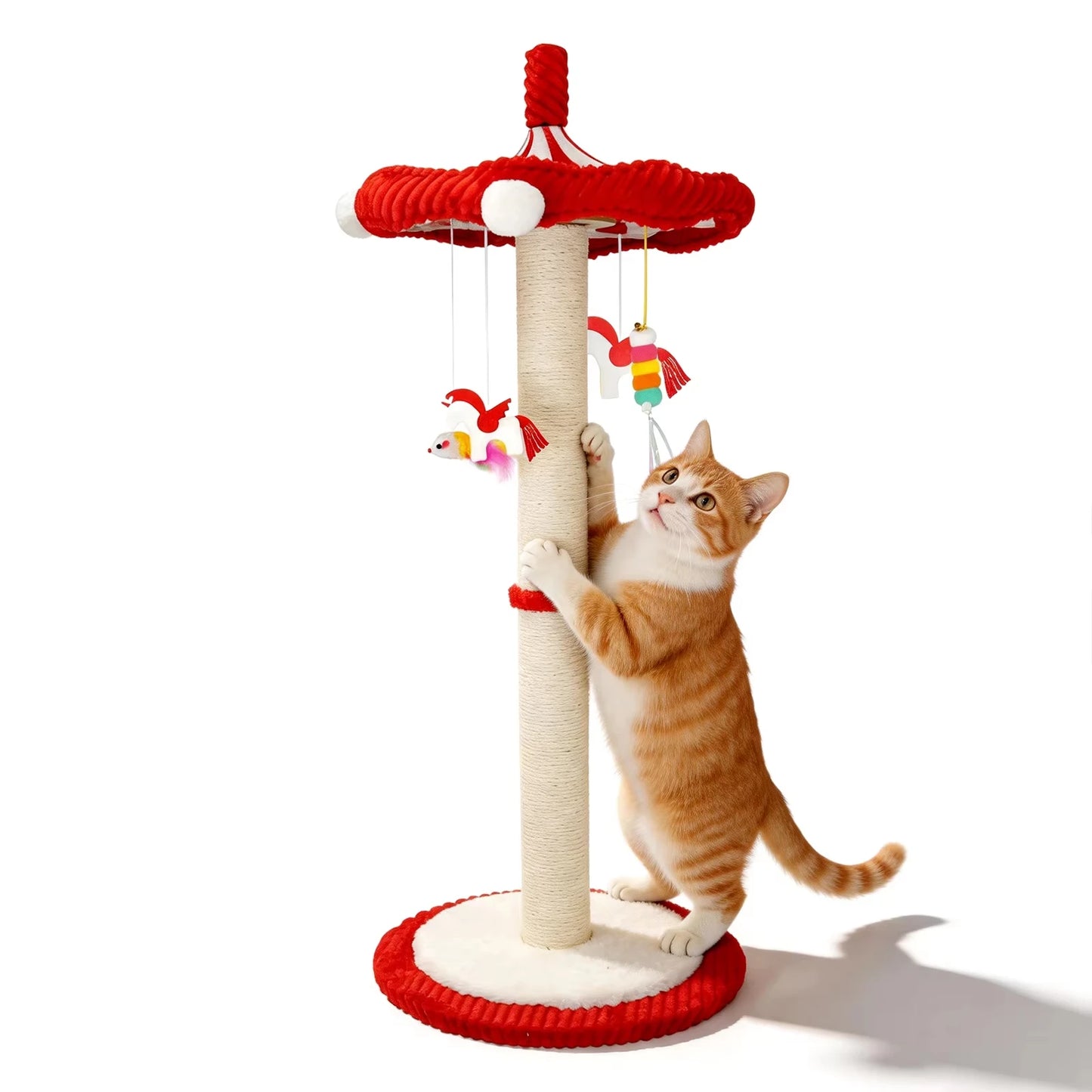 CWV Carousel Cat Tree With Rotating Scratching Post
