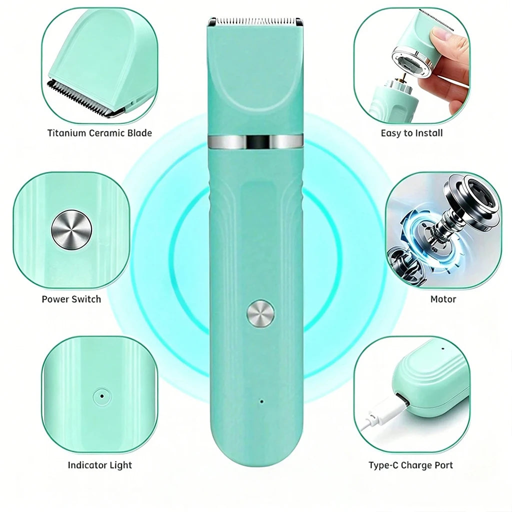 Shuyu Rechargeable Pet Grooming Clipper With Comb Guide