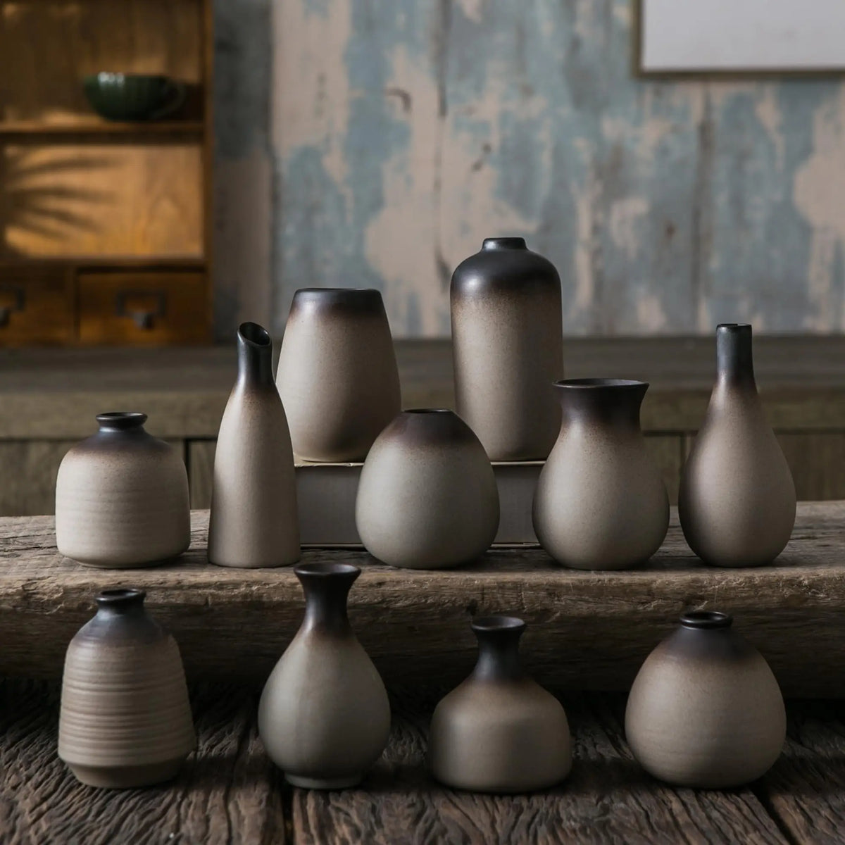 JOJUNO Ceramic Bud Vase Set Modern Home Decor