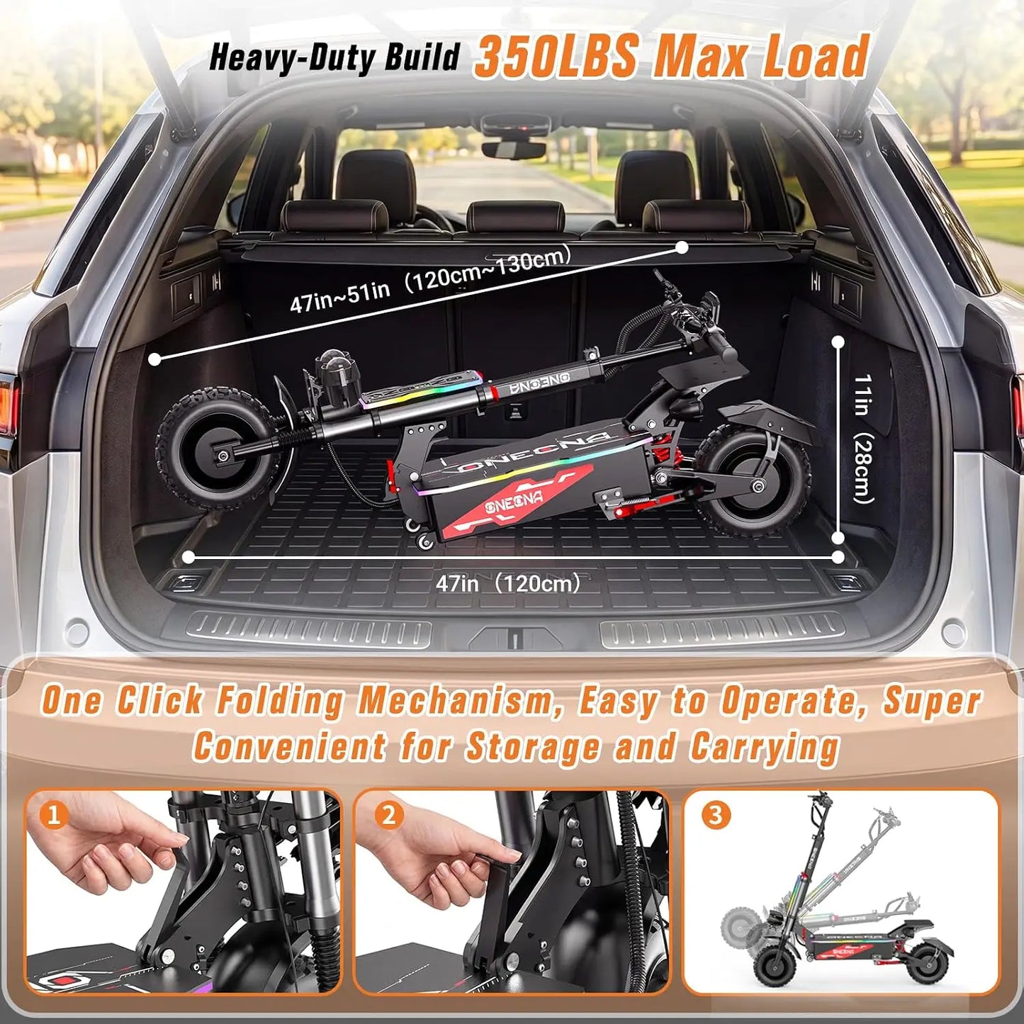 Fengqs Gt8 Pro Adult Electric Scooter With Led Display