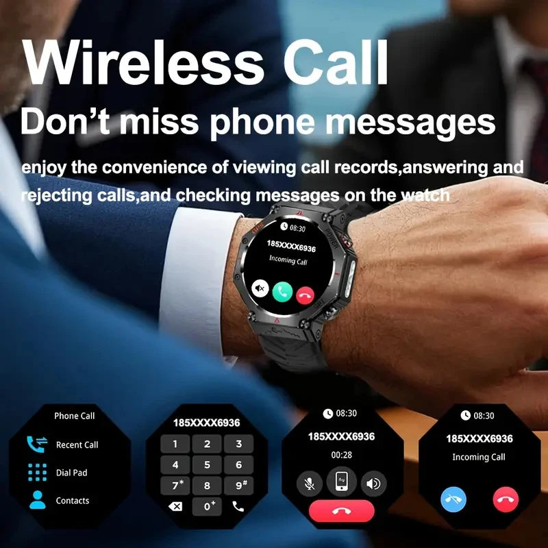 Senbono GPS Smartwatch For Men Built In GPS And Bluetooth