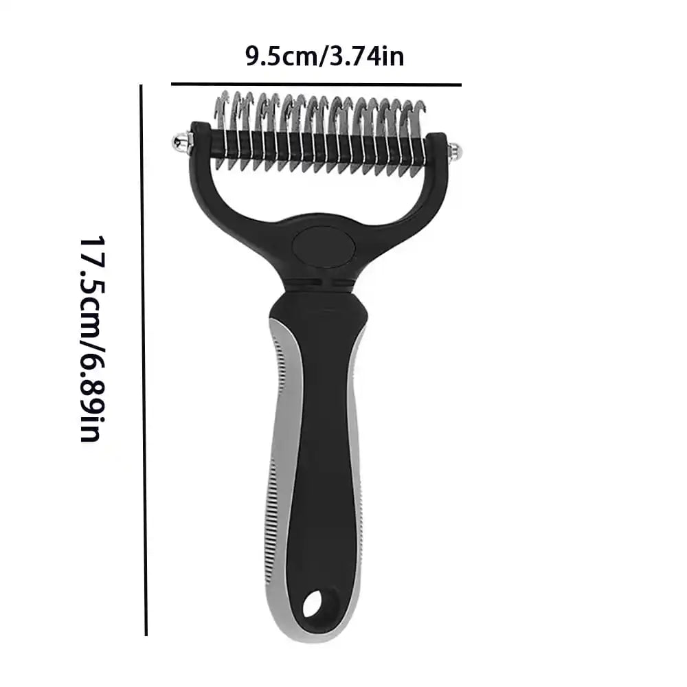 Double Sided Pet Detangling Comb For Cats And Dogs