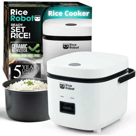XMSJ Rice Robot Nonstick Rice Cooker With Steamer Tray