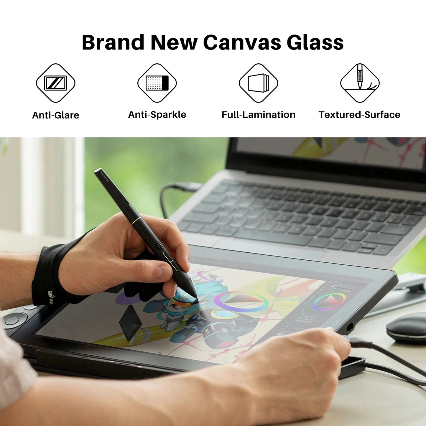 Huion Kamvas Gen 3 Drawing Tablet With PenTech