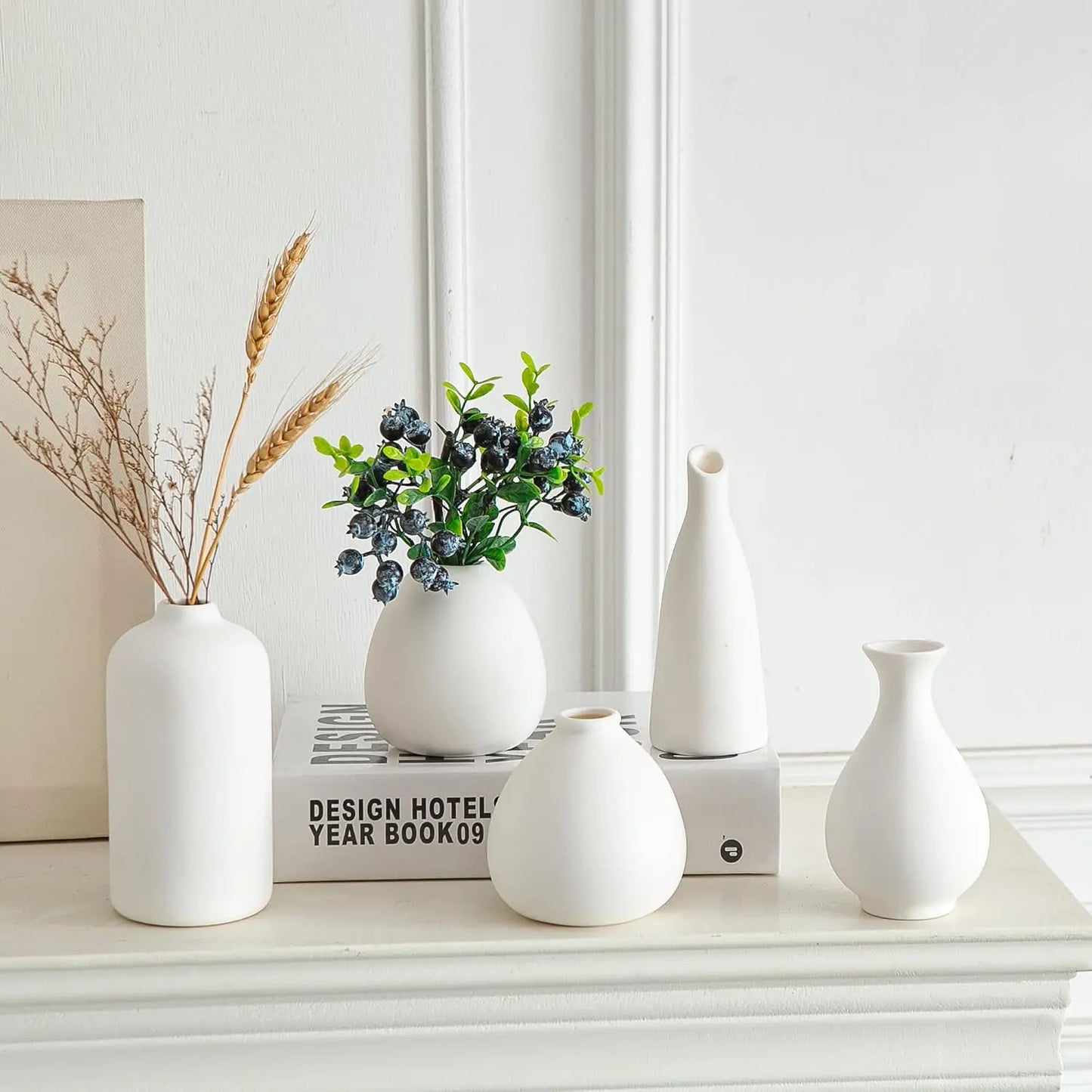 JOJUNO Ceramic Bud Vase Set Modern Home Decor