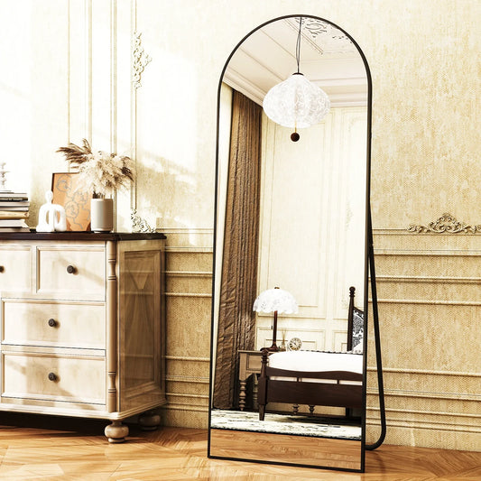 Arched Full Length Free Standing Floor Mirror