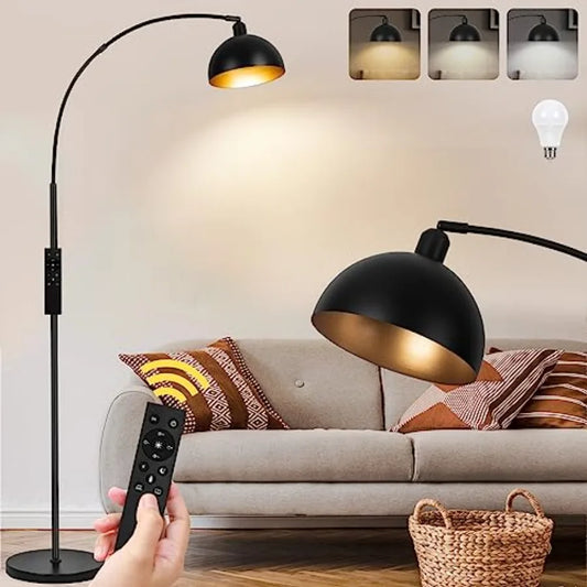 Arc Floor Lamp With Remote Dimmable 2700K-6000K LED 9W
