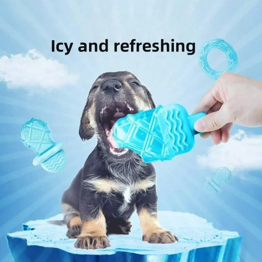 Freezable Ice Pop Dog Chew Toy For Puppy Teething Relief