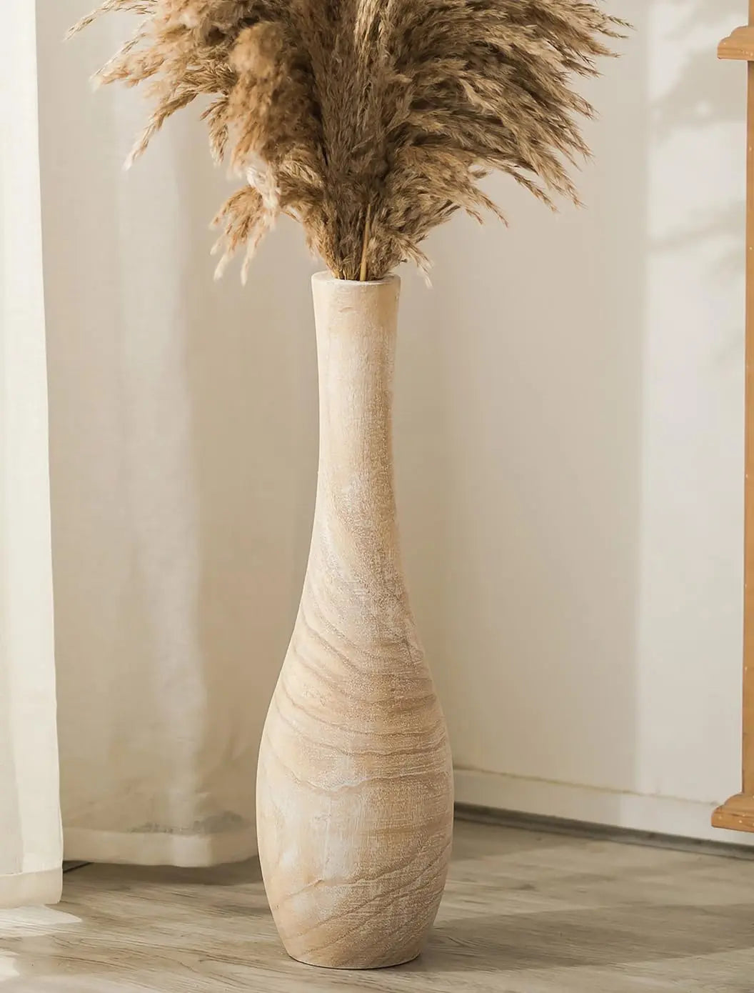 Boho Farmhouse Porcelain Floor Vase Home Decor