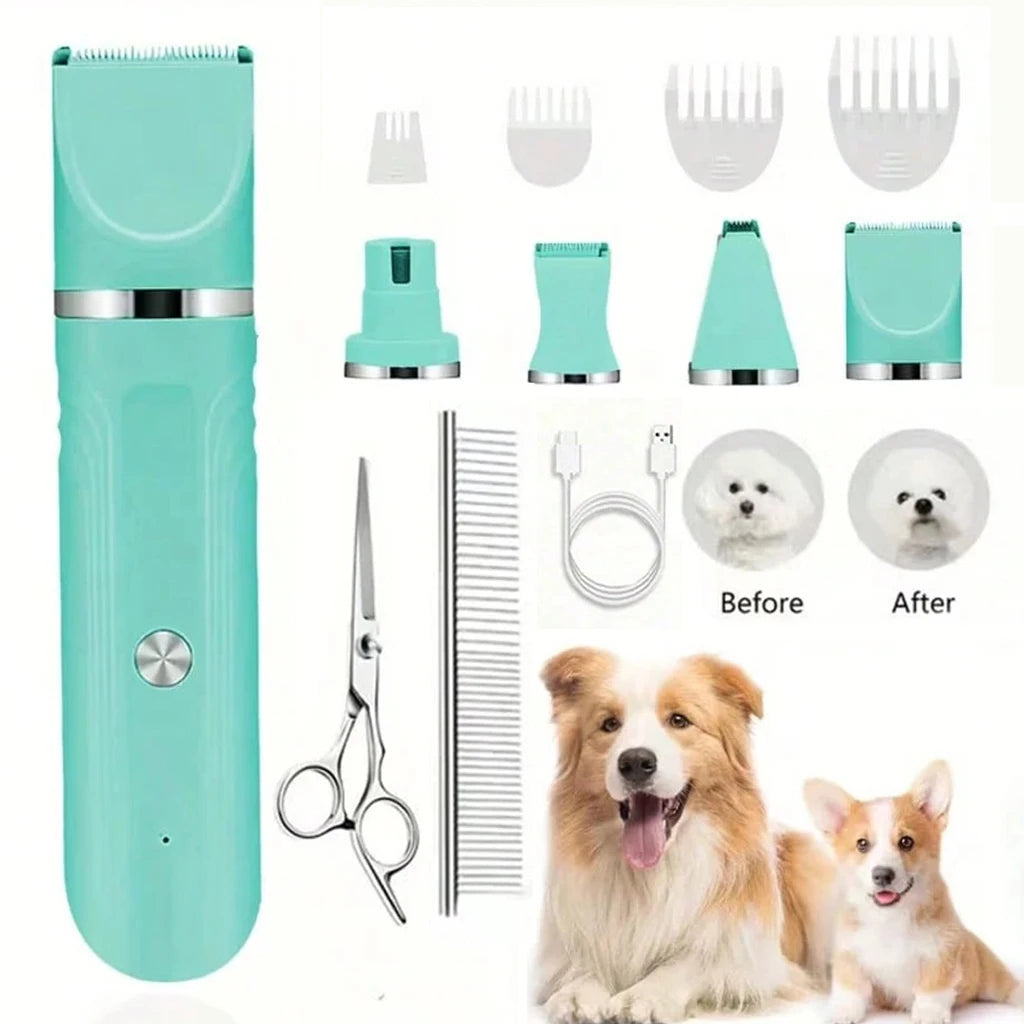 Shuyu Rechargeable Pet Grooming Clipper With Comb Guide