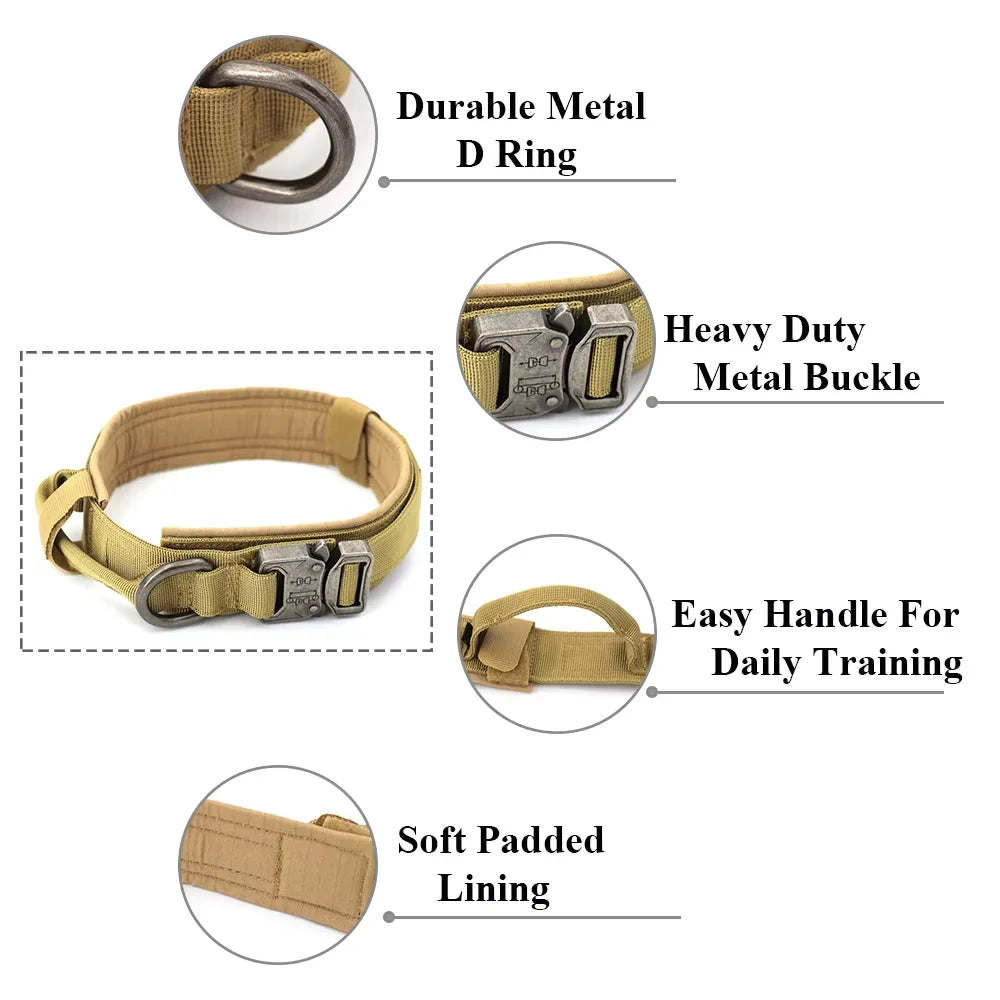 Dog Training Collar And Leash Set With Control Handle