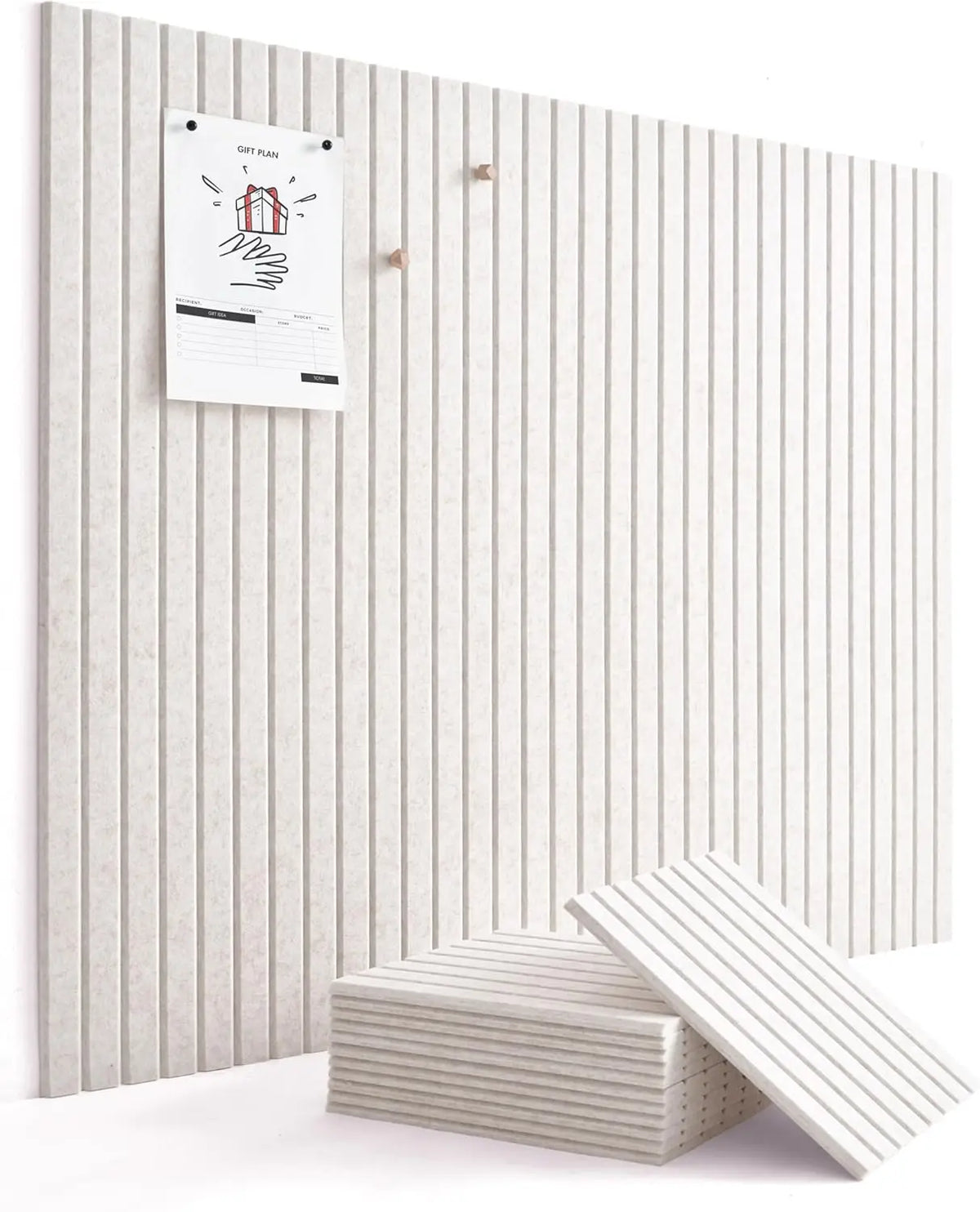 Felt Wall Tiles For Bulletin Boards 6 Pcs