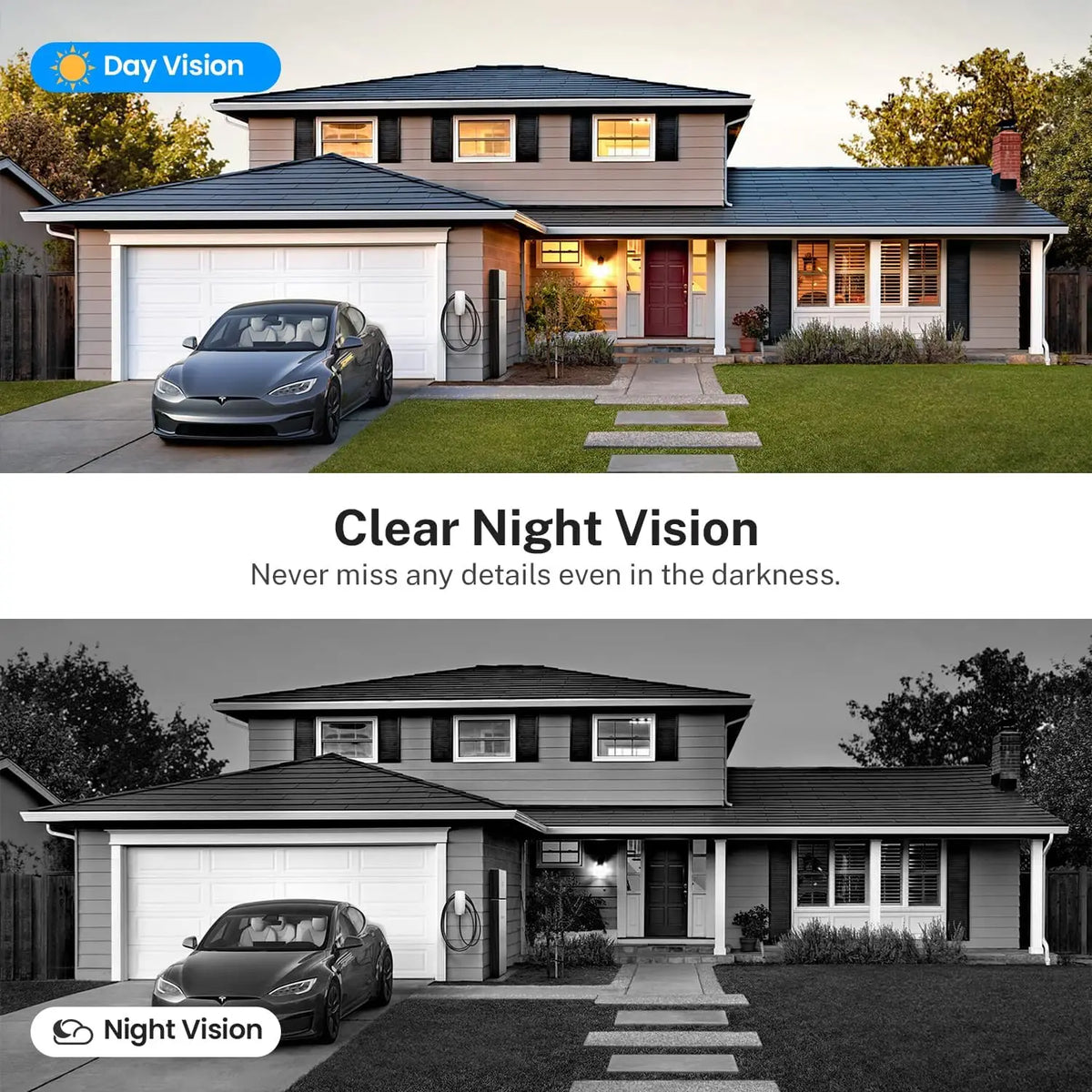 Wireless WiFi Video Doorbell With Two Way Audio Night Vision
