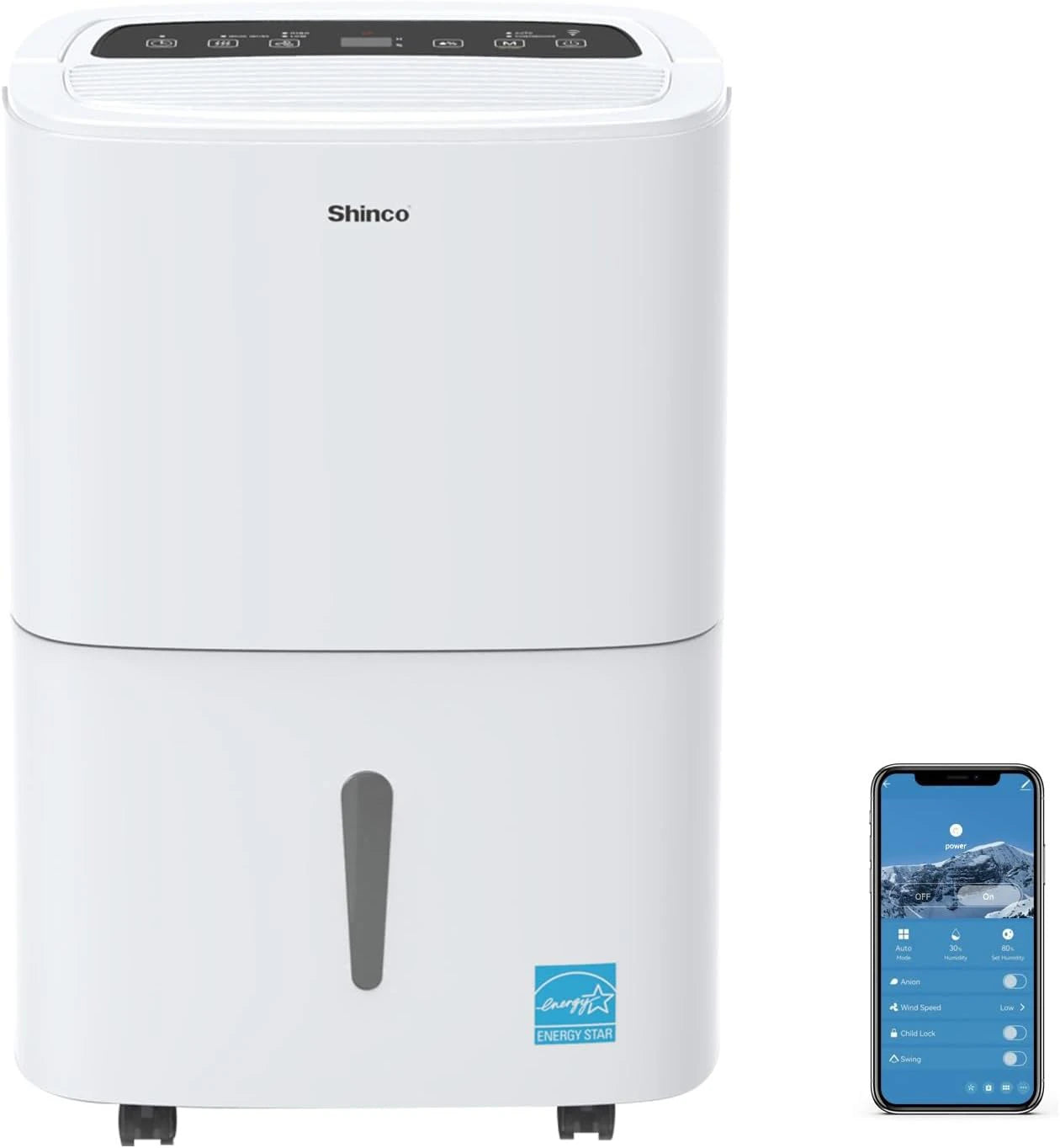 Shinco Energy Star Dehumidifier For Large Rooms