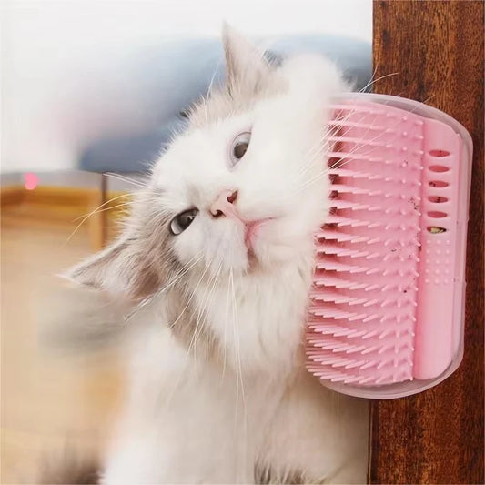 Cat Scratcher Massage Comb With Catnip Deshedding Brush