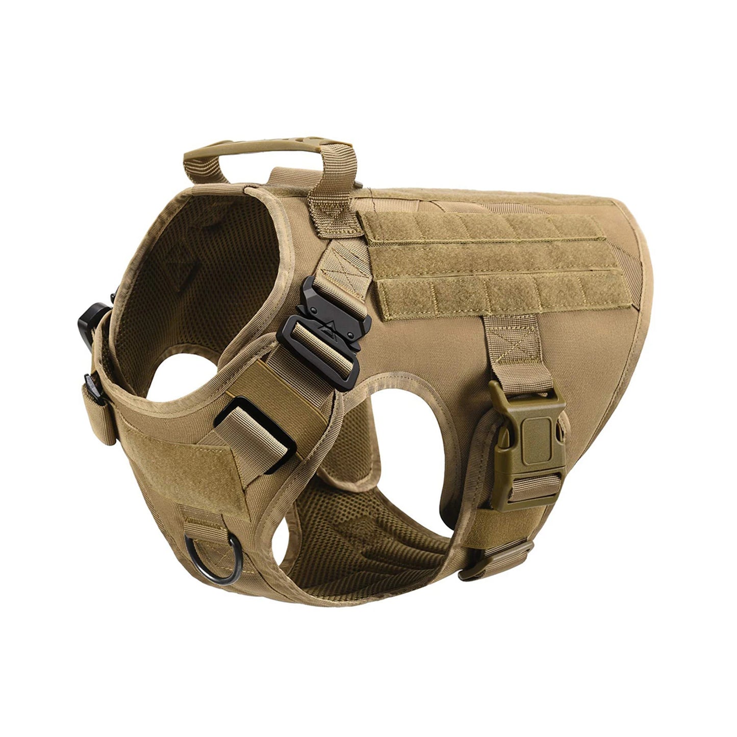 Tactical Dog Harness With Molle Pouches For Dogs